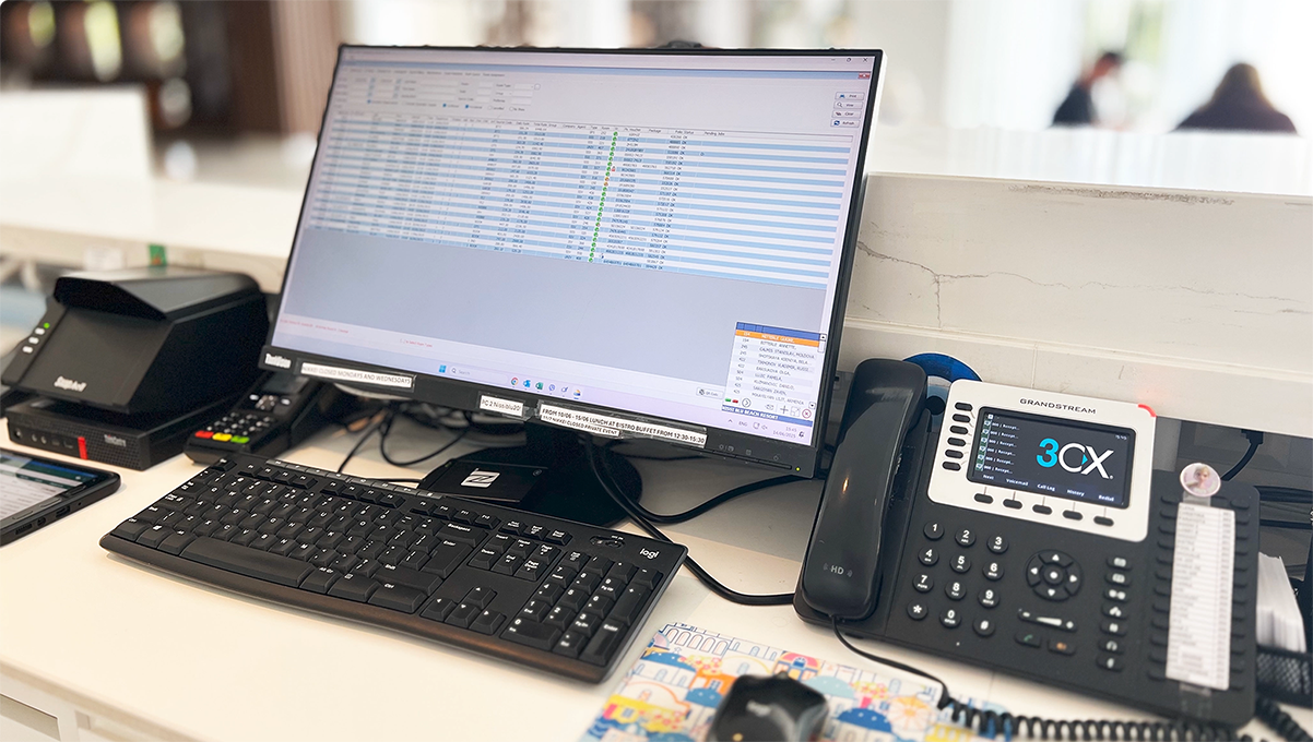 3CX phone system hotel